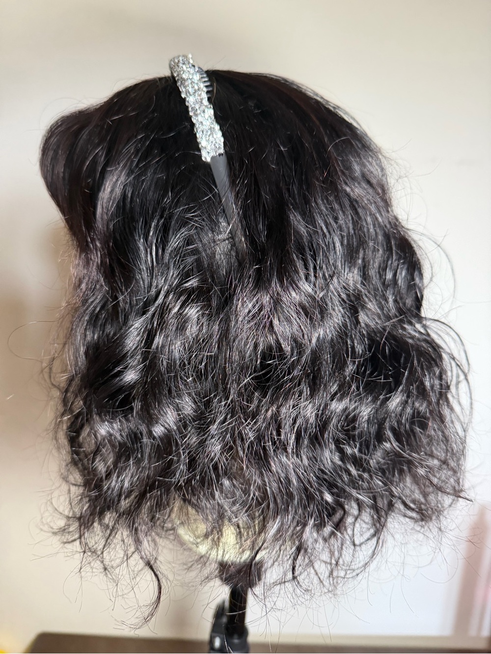 Custom 10” Human Hair Bang Wig – Ready to Wear